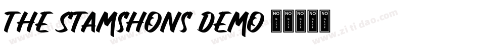 The Stamshons Demo字体转换
